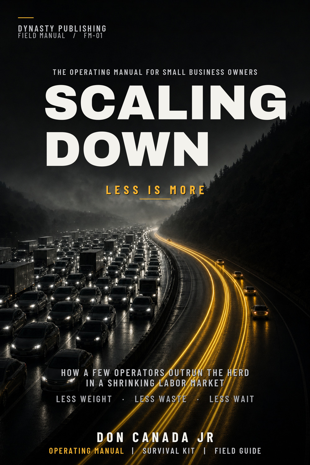 Scaling Down - The Operating Manual for Small Business Owners (audio read-along cover)